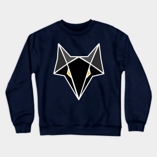 Geometric Wolf Crewneck Sweatshirt